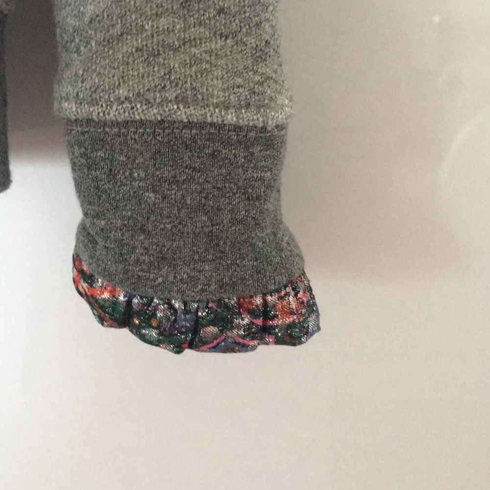 J.Crew Metallic Ruffle Sweatshirt - Picture 4 of 4